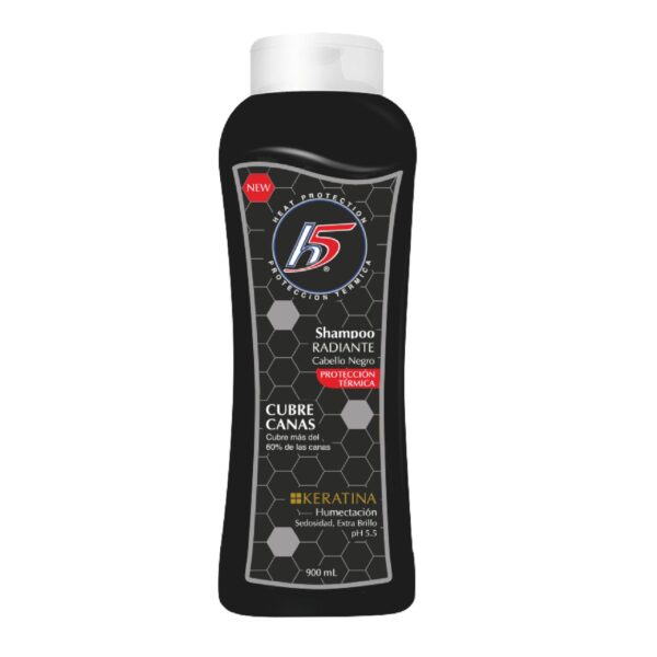 Shampoo Negro Radiante Cubre Canas  - 900 ml