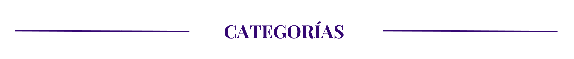 Tienda de belleza CATEGORIAS